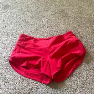 Women’s speed up lululemon shorts